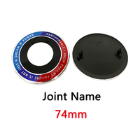 Emblème Logo Badge pour Capot Avant et Coffre Arrière de Voiture 74mm 82mm BMW E46 E39 E38 E90 E60 Z3 Z4 X1 X3 X5 X6 M1 M2 M3 M4 M5