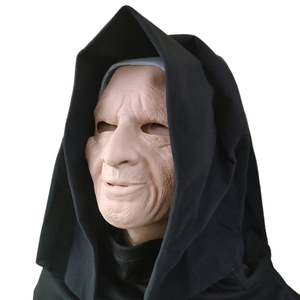 Máscara Facial Completa <span class=keywords><strong>de</strong></span> Látex <span class=keywords><strong>de</strong></span> Monja Mayor con Capucha Negra, Cubierta <span class=keywords><strong>de</strong></span> Terror Espeluznante para Cosplay <span class=keywords><strong>de</strong></span> Halloween, Casa Encantada y Accesorio para Fiesta <span class=keywords><strong>de</strong></span> Disfraces - Product Image 3