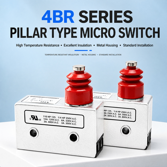 4BR Hermetically Sealed Micro Limit Switch IP67 - Durable Mold-Specific for CNC Mold Equipment Harsh Immediate Stock