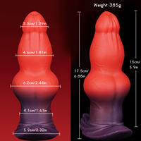 6 Zoll 10 Vibrationsmodi Stoßender Weicher Silikon Alien Dog Knot Realistischer Dildo Vibrator