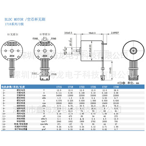 1715 Hollow Cup Brushless Dc Motor 17Mm High Torque Quiet <b>Mini</b> Motor For Nail <b>Grinder</b> And Robotic Hand - Product Image 4