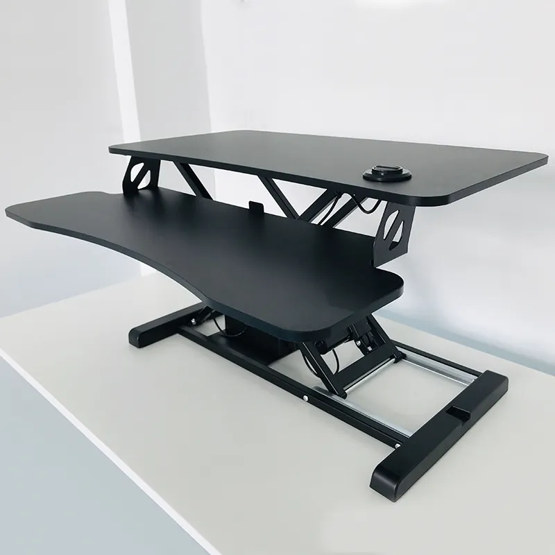 Wholesale high quality ergonomic electric sit stand workstation CE5-01 height adjustable sit to stand converter