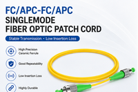Câble de brassage fibre optique LSZH 2,0 mm 1 m pour usage intérieur, simple LC/UPC-LC/APC vers LC/UPC-LC/APC, monomode (OS2), à gaine étanche