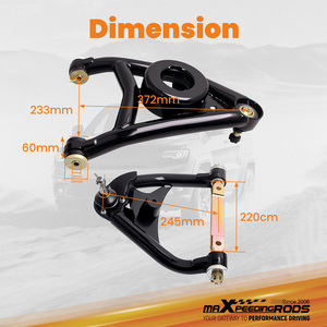 ชุดคันบังคับแบบท่อ MAXPEEDINGRODS 4 ชิ้น สำหรับด้านหน้าบนและล่าง สำหรับรถเชฟโรเลต เชเวล เอล คามิโน มาลิบู ปี 1964-1972 และรถโอลด์สโมบาย คัทลาส - Product Image 4