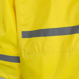 مخصص طباعة الشعار سترة عاكسة السراويل لتسليم رجل دائم أصفر أخضر زي مقاوم للماء مرحبا فيس ملابس العمل - Product Image 4
