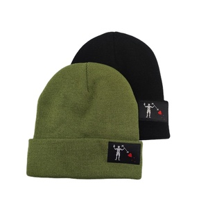 Chapeaux d'hiver tricotés avec Logo personnalisé pour femmes, bonnets - Product Image 4