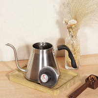 Bouilloire à café en acier inoxydable 304 de haute qualité avec thermomètre