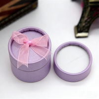 Boîte à bijoux personnalisée en gros avec logo, boîte de rangement haut de gamme pour bagues et boucles d'oreilles, emballage cadeau de luxe pour bijoux