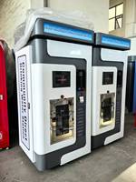 Distributeur automatique de monnaie et de cartes avec support 24h/24, système de filtration d'eau par osmose inverse RO, distributeur d'eau
