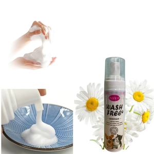 Champú <span class=keywords><strong>seco</strong></span> para mascotas de etiqueta privada a base de plantas sin agua para mascotas, limpieza en <span class=keywords><strong>seco</strong></span> para perros, espuma de baño blanqueadora, espuma de lavado corporal para perros y gatos - Product Image 2