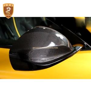 Cubierta de Vista trasera de espejo retrovisor de fibra de carbono seco estilo OEM de coche de alta calidad para Ferrari 812 - Product Image 2
