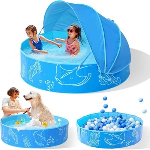 <span class=keywords><strong>Piscine</strong></span> pliable avec parasol, <span class=keywords><strong>piscine</strong></span> portable <span class=keywords><strong>pour</strong></span> enfants, <span class=keywords><strong>piscine</strong></span> de jeu aquatique, <span class=keywords><strong>piscine</strong></span>-tente de plage - Product Image 2