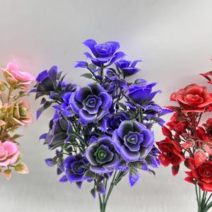 Mini <span class=keywords><strong>vaso</strong></span> <span class=keywords><strong>di</strong></span> Rose artificiali piante verdi <span class=keywords><strong>in</strong></span> <span class=keywords><strong>vaso</strong></span> per la casa soggiorno bagno scrivania decorazione mensola per il nuovo anno <span class=keywords><strong>di</strong></span> natale cinese - Product Image 2