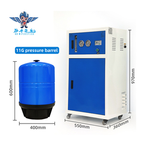 3000L RO sắt loại tủ máy lọc nước thẩm thấu ngược hệ thống lọc với bơm & PLC 200L/giờ cho doanh nghiệp - Product Image 2