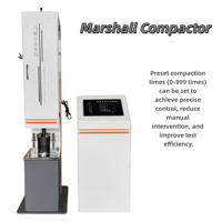 Compacteur électrique Marshall / Appareil d'essai de compactage électrique Marshall, équipement d'essai d'asphalte