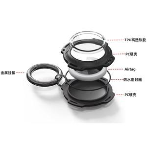 Estuche resistente a los golpes antipérdida IP68 <span class=keywords><strong>para</strong></span> AirTag Soporte impermeable Estuche duro de protección completa de TPU <span class=keywords><strong>para</strong></span> collar de perro - Product Image 3