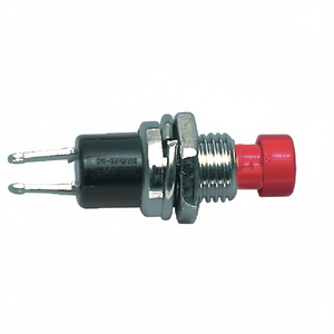 Interruptor de Presión de 12V 5A con Botón Rojo y Carcasa Metálica para Uso Automotriz - Product Image 2