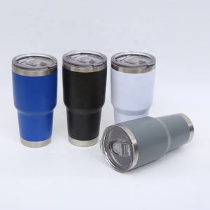 Gobelet réutilisable personnalisé avec logo, 30 oz, revêtement poudré, double paroi isolée, gobelet de voyage personnalisé en acier inoxydable - Product Image 5