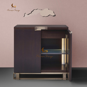 Plywood <b>Walnut</b> Veneer <b>Sideboard</b> Cabinet Modern Luxury Living Room Solid Wood Tv Stand Storage Console Table for Dining - Product Image 1