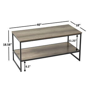 Mesa Consola North Avenue con Acabado en Roble Charter, Estilo Moderno, para Entrada, Villa, Hotel, Sala de Estar, Comedor, Muebles para el Hogar, Más Vendida - Product Image 6