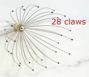 Zhedage 28 <span class=keywords><strong>Finger</strong></span> Großhandel Kopfhaut massage gerät für Kopf körper Entspannendes Holzgriff Head Scratcher Octopus Claw Head Massage gerät - Product Image 2