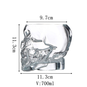 Vasos personalizados <span class=keywords><strong>con</strong></span> <span class=keywords><strong>forma</strong></span> <span class=keywords><strong>de</strong></span> <span class=keywords><strong>Calavera</strong></span>, vasos <span class=keywords><strong>de</strong></span> vino, cóctel, Whisky, vino, 80 ml, 150 ml, 350 ml, 700 ml - Product Image 6