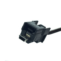 Nouveau style USB a vers Mini 5p avec un câble de verrouillage mâle vers mâle USB B montage sur panneau type-A vers type B Mini câble d'extension affleurant 5 broches