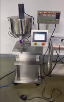 Machine de remplissage semi-automatique à piston à tête unique et volume illimité pour la production de pâtes cosmétiques