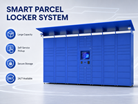 Caseta Inteligente para Paquetes con Cerradura Electrónica, Impermeable IP65, Modular, para Apartamentos y Comunidades - Modelo 2026, 5 Casilleros