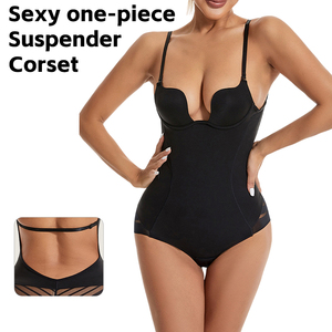 Body sculptant intégral sans couture et respirant pour femme, avec soutien-gorge à armatures et bonnets, bretelles réglables, effet ventre plat, vente en gros - Product Image 1