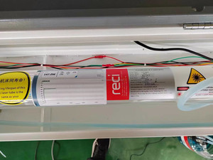 Máquina grabadora de calidad láser 1390 con Reci W4 130W S & A CW5200 Enfriador de paso largo desde la parte posterior al frente y caja de residuos - Product Image 3