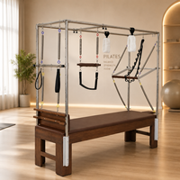 Table de Pilates Cadillac Trapeze en bois de noyer, équipement de fitness professionnel pour studio, machine d'entraînement Pilates, fournisseur d'usine OEM