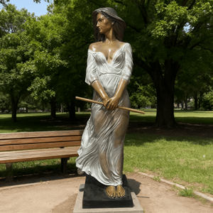 <strong>Large</strong> Outdoor Bronze Headless Angel <strong>Statue</strong> of a Greek Goddess Bronze Colored Sculpture - Product Image 3