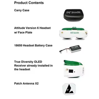 FatShark Attitude 1280x960 Lunettes Virtuelles Haute Qualité Champ de Vision 39 Degrés Casque Vidéo Professionnel Dominator HDO pour Drone