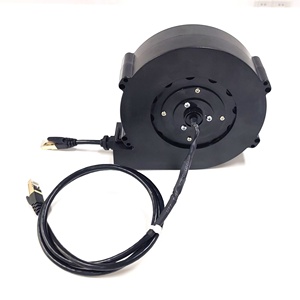 بكرة كابل إيثرنت صغيرة قابلة للسحب بطول 5 أمتار من الفئة 6 والفئة 7 مع نظام إعادة اللف التلقائي - Product Image 1