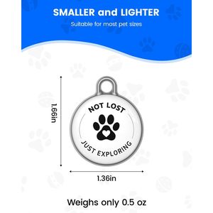 Rastreador GPS VVyL para mascotas, perros y gatos pequeños, con Bluetooth, seguimiento en tiempo real, resistente al agua, con aplicación para Android iOS, 365 días de duración de la batería - Product Image 6