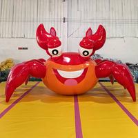 Modèle d'animal gonflable géant personnalisé pour parc aquatique extérieur, en PVC étanche, oie blanche gonflable pour événement