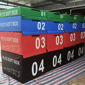 Allenamento in palestra con Logo personalizzato per esercizi in schiuma pesante utilizzare 4-1 scatole pliometriche morbide ad alta densità per il Fitness - Product Image 2