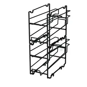 JH-Mech Stack able Can Storage Organizer Hält bis zu 24 Dosen für Pantry Refrigerator Counter top Quality Steel Can Dispenser Rack