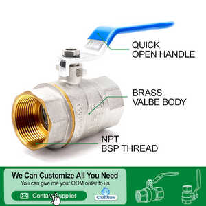 IFAN ODM OEM hỗ trợ 1/<span class=keywords><strong>4</strong></span> "-<span class=keywords><strong>4</strong></span>" ren van bi dài bướm xử lý van bi bằng đồng để sử dụng khí nước - Product Image 6