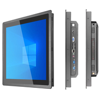Windows Linux OS-pantalla táctil capacitiva integrada, Panel de Pc Industrial Sin ventilador, 15 pulgadas, Ip66