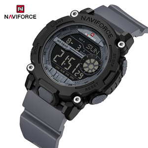 NAVIFORCE 7133 Nouvelles montres multifonctions pour hommes Bracelet en TPU Écran d'<span class=keywords><strong>affichage</strong></span> numérique <span class=keywords><strong>Montre</strong></span> électronique pour garçon Sport masculin - Product Image 2