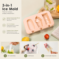 Nouveauté : Moules à glace et bacs à glaçons en silicone écologiques, faciles à utiliser, design en cubes, pour la cuisine à domicile