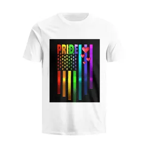 LBGT Pride Men T-shirt Cotton Fashion Summer O-neck Tops for Teen Boys Drop Shipping Wholesale Men's Sport Tees POD Custom 2024