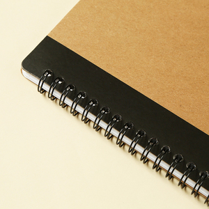 Set di Quaderni Ecologici B7 Personalizzati per Scuola, Mini Quaderno a Spirale in Carta Kraft Promozionale con Penna - Product Image 3