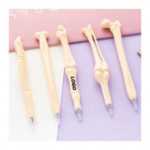 ปากกาลูกลื่นรูปทรงกระดูกสมจริง - ของขวัญแปลกใหม่สำหรับสำนักงานและนักเรียน เหมาะสำหรับแจกเป็นของที่ระลึก - Product Image 1