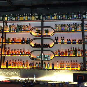 Multi-Functional Creative Decorative <strong>Hanging</strong> <strong>Frame</strong> Bar Counter Wine <strong>Rack</strong> Storage Shelf Cash Register Cabinet for <strong>Display</strong> <strong>Racks</strong> - Product Image 5