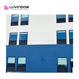 Luvindow Kommerzielles Texas-Hotel-Projekt Thermisch Getrenntes Aluminium-Kombinationsfenster Lamellen-Glasfenster Feststehendes Fenster - Product Image 4