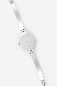 Montre-bracelet classique en argent GBHW, forme ovale, élégante, de luxe, à quartz, montre analogique tendance avec bracelet en métal élégant - Product Image 6