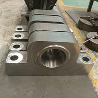 Boîtier de roulement OEM personnalisé Q235, usinage CNC, perçage, traitement de recuit pour la construction de machines de forage rotatives